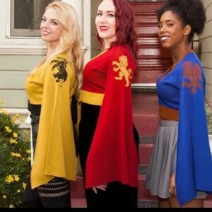 Retired Elhoffer Design Lion Cape Cardigan - M